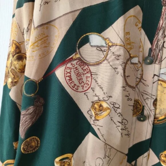 Laurèl By Escada Vintage Silk Blouse - Picture 3 of 6